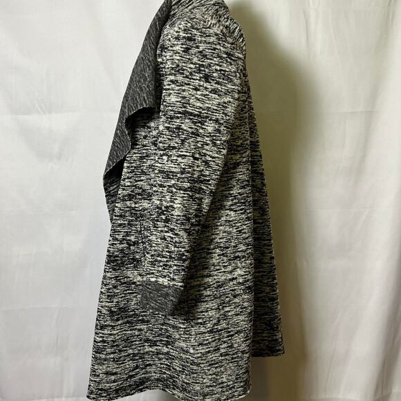 Nic-zoe‎ Women's Grey and Black Lounge Around Spacedye Jacket - Picture 2 of 8